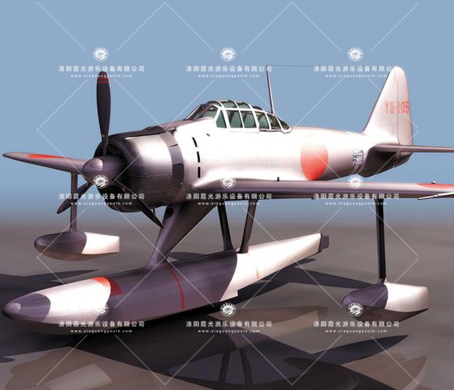 湖里3D模型飞机_